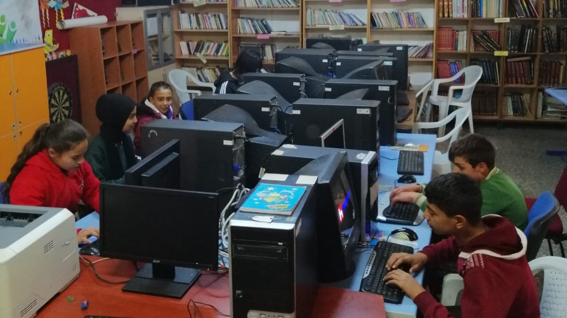 Okul Kütüphanemiz Bilgisayarla Buluştu